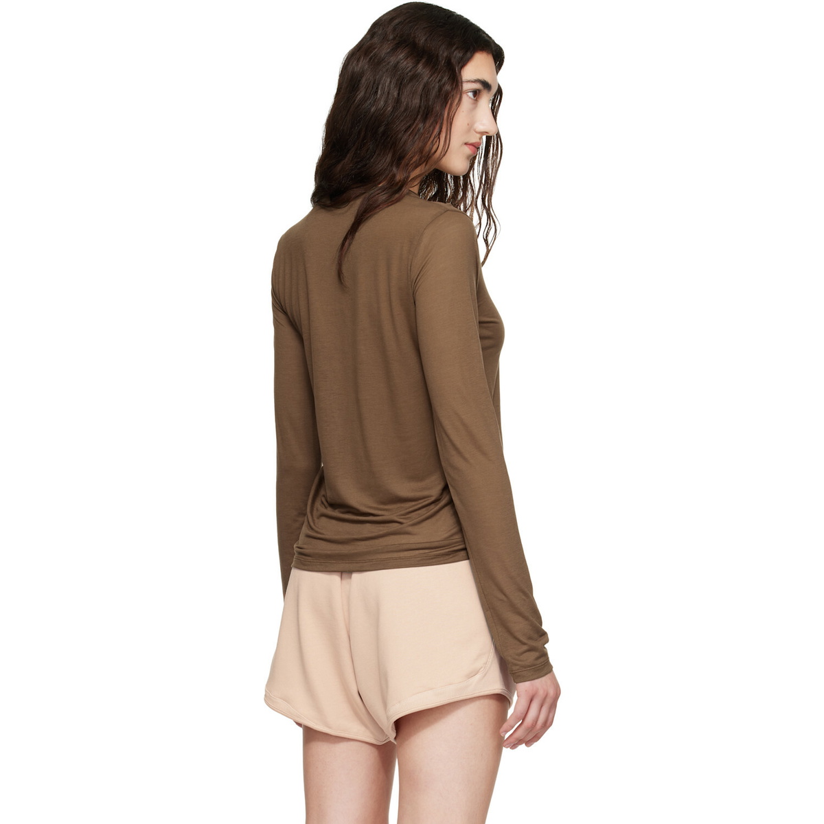 Baserange Brown Long Sleeve T-shirt