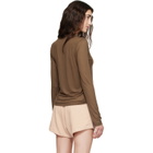 Baserange Brown Long Sleeve T-shirt