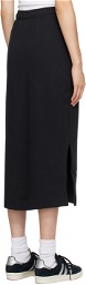 adidas Originals Black Premium Essentials Midi Skirt