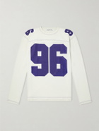 Acne Studios - Exfold Printed Cotton-Jersey T-Shirt - Neutrals