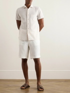Boglioli - Striped Linen and Cotton-Blend Shirt - Neutrals