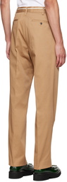 Marni Tan Cotton Trousers