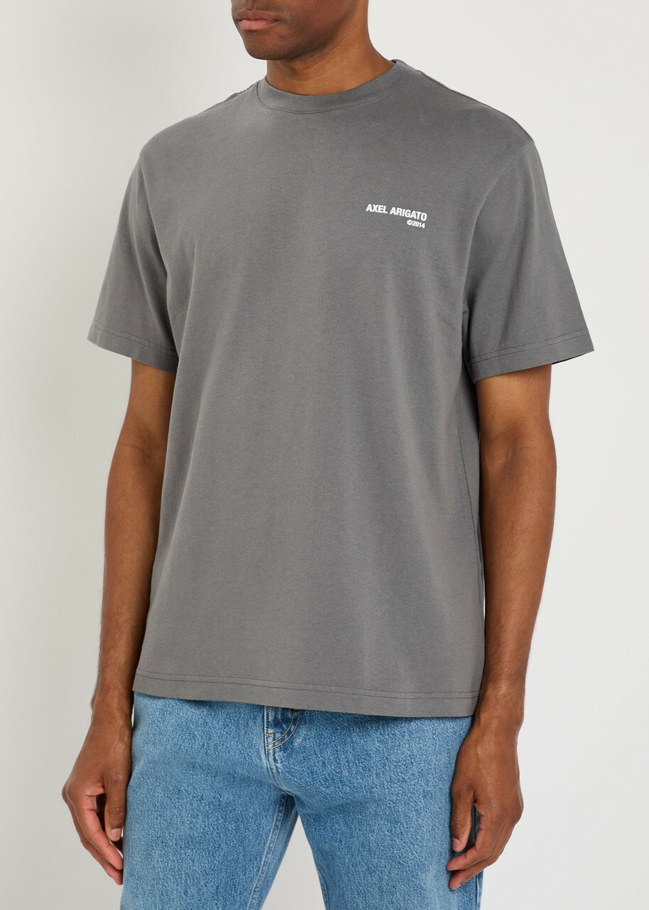 Axel Arigato Legacy Logo-print Cotton T-shirt Grey