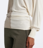 Jacquemus Paneled silk-blend sweater