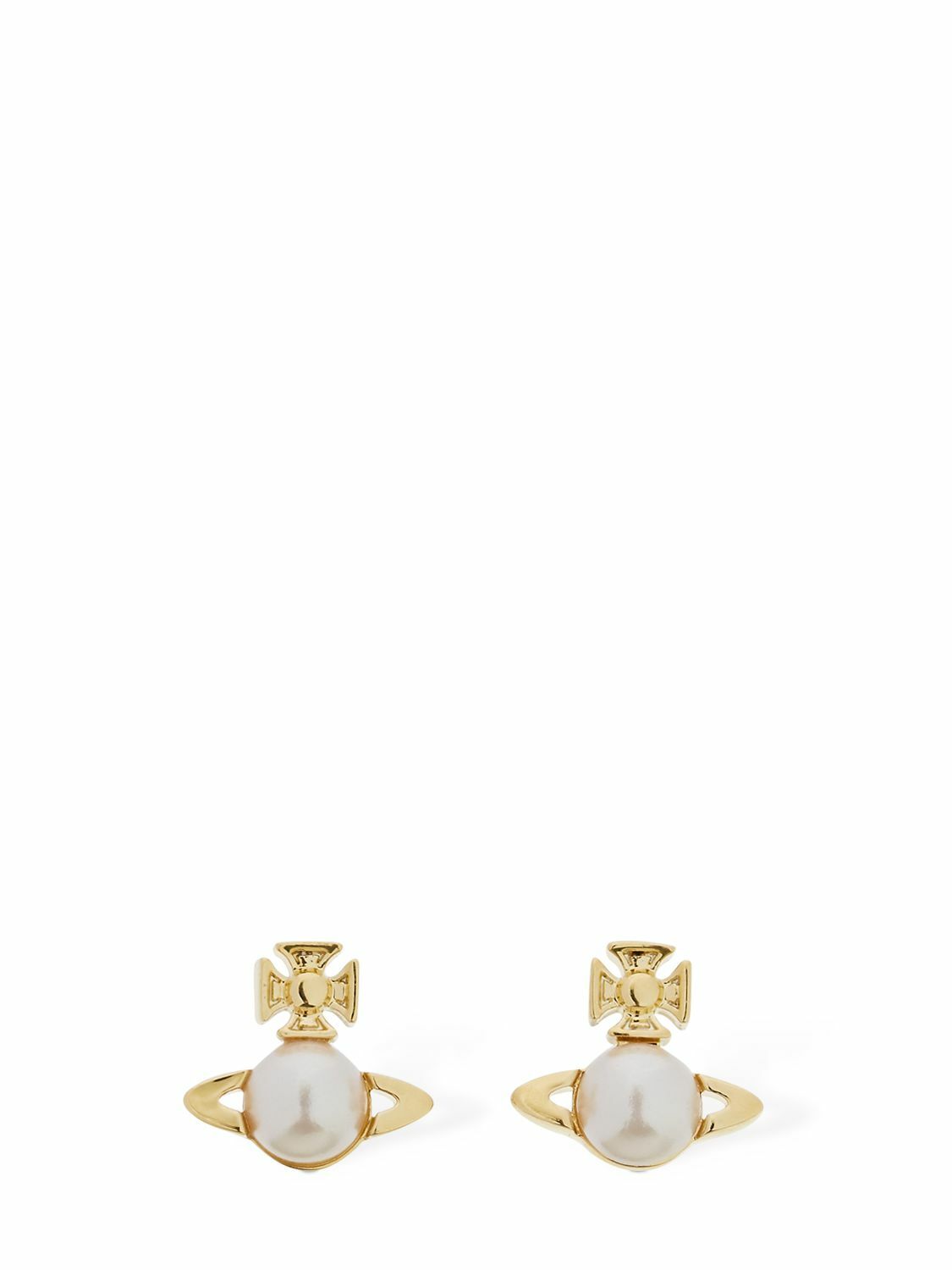★Vivienne Westwood★ Vivienne Westwood Earrings BALBINA Bal Vivienne Westwood Accessories Gold Balbina Earrings | Jules B