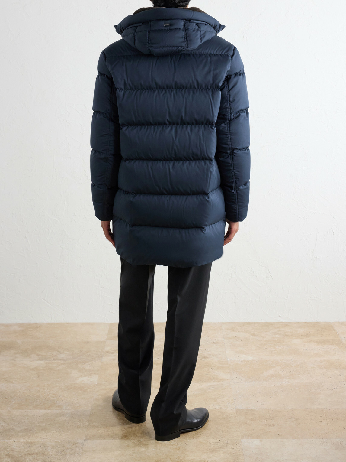 Herno - Arendelle Quilted Shell Hooded Down Jacket - Blue