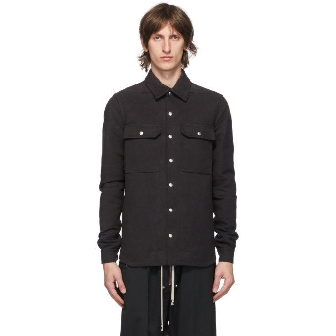 Photo: Rick Owens Black Outershirt Jacket