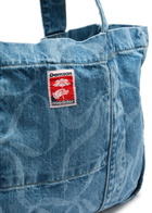 Damson Madder Bagin Printed Denim Tote - One Size