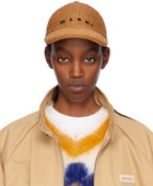 Marni Tan Embroidered Baseball Cap