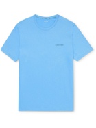 CALVIN KLEIN UNDERWEAR - Logo-Print Cotton-Jersey T-Shirt - Blue