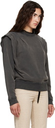 Isabel Marant Etoile Gray Soldy Sweatshirt
