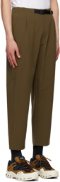 Goldwin Brown One Tuck Trousers