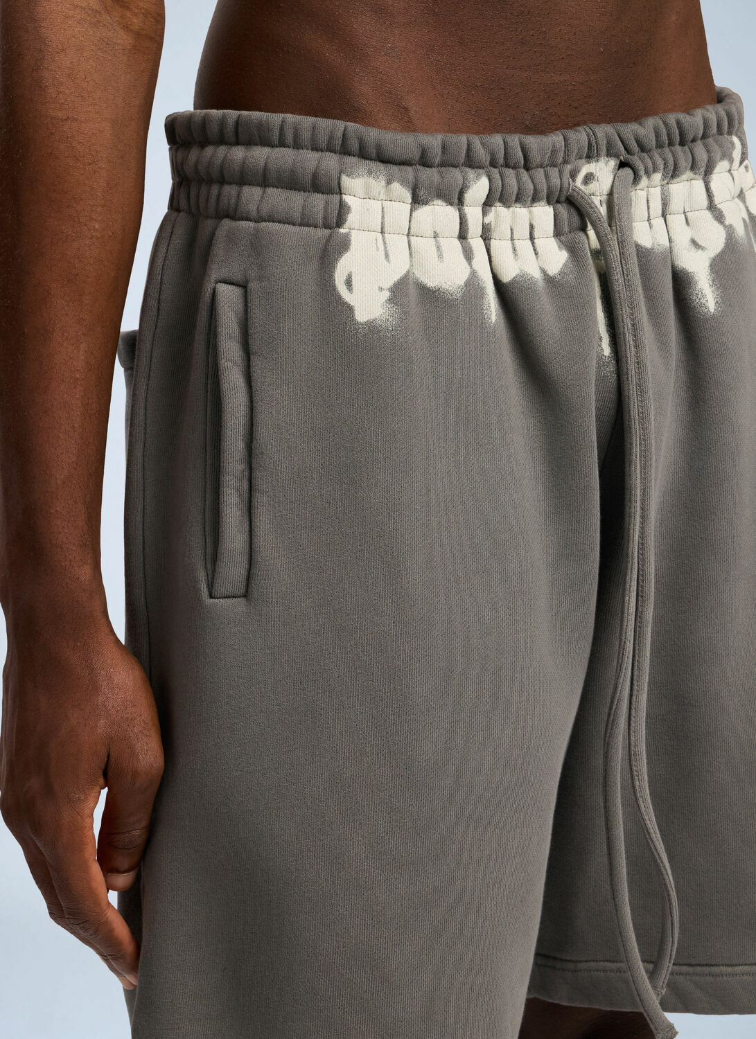 Palm Angels Waist Logo Track Shorts
