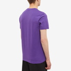 Moncler Men's Text Logo T-Shirt in Purple