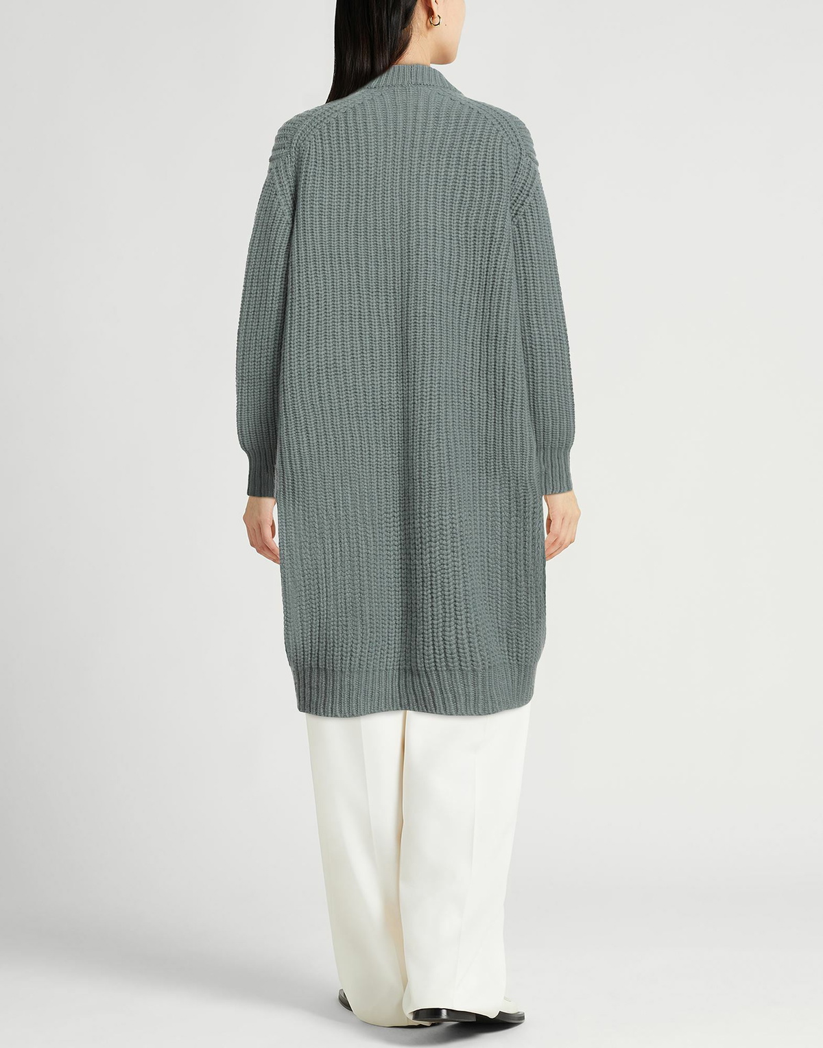 Fedeli Womens Cardigan in Sage green