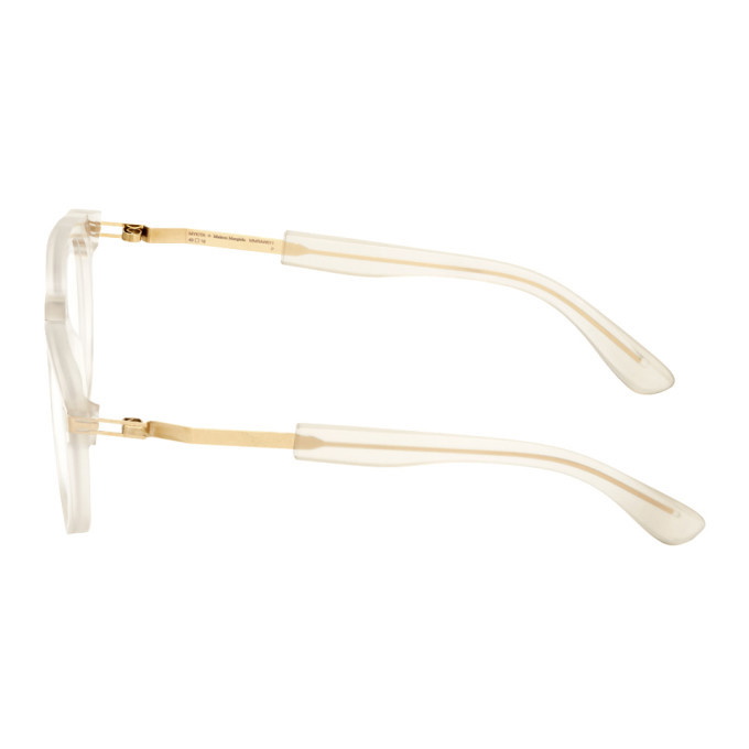 Maison Margiela Transparent and Gold Mykita Edition MMRAW011