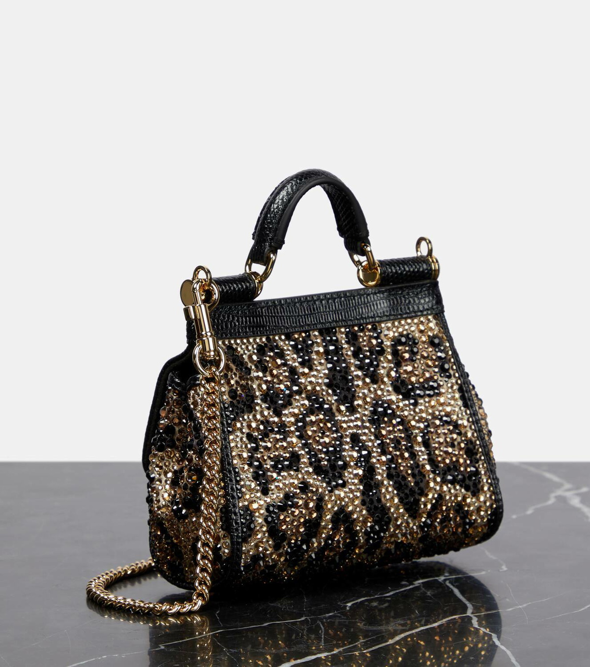 Dolce&Gabbana Sicily Medium embellished shoulder bag
