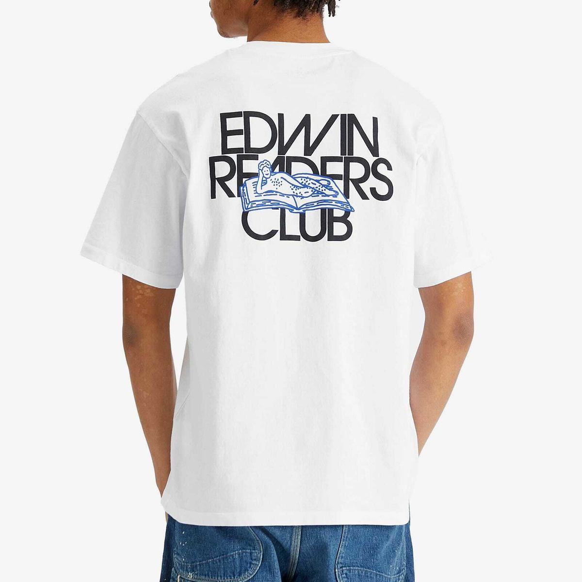 Tシャツ・カットソー EDWIN Men T-shirt White I035028 0267 Edwin Men's Uniform T-Shirt in White Edwin