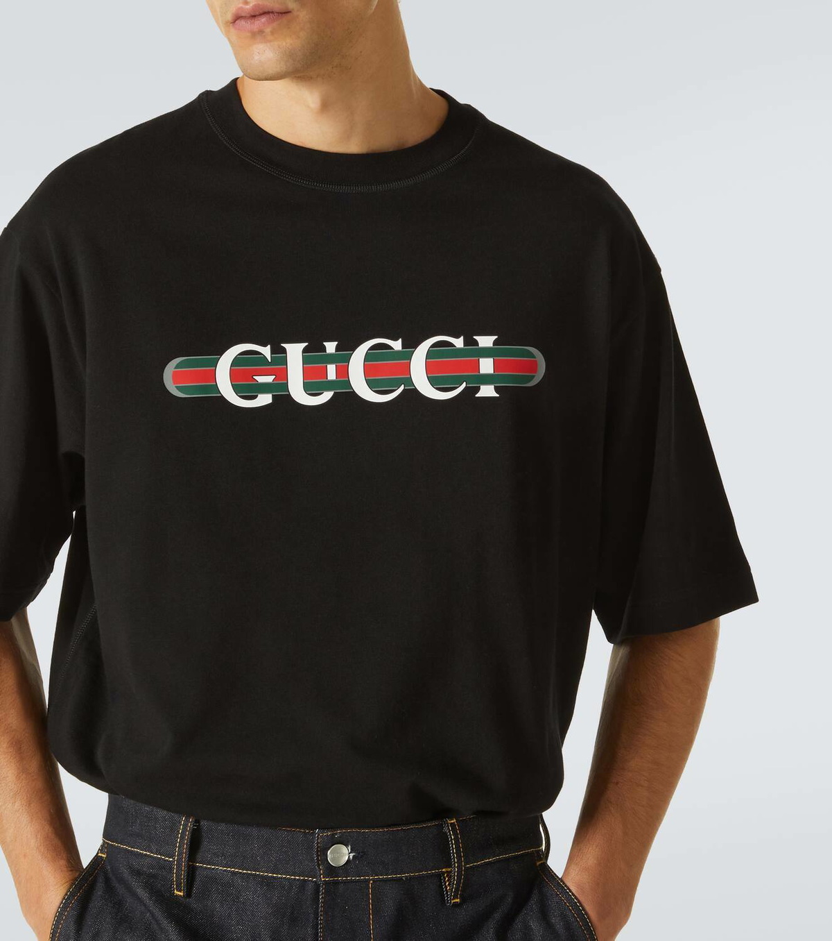 Gucci グッチ ロゴ コットン Tシャツ 通販