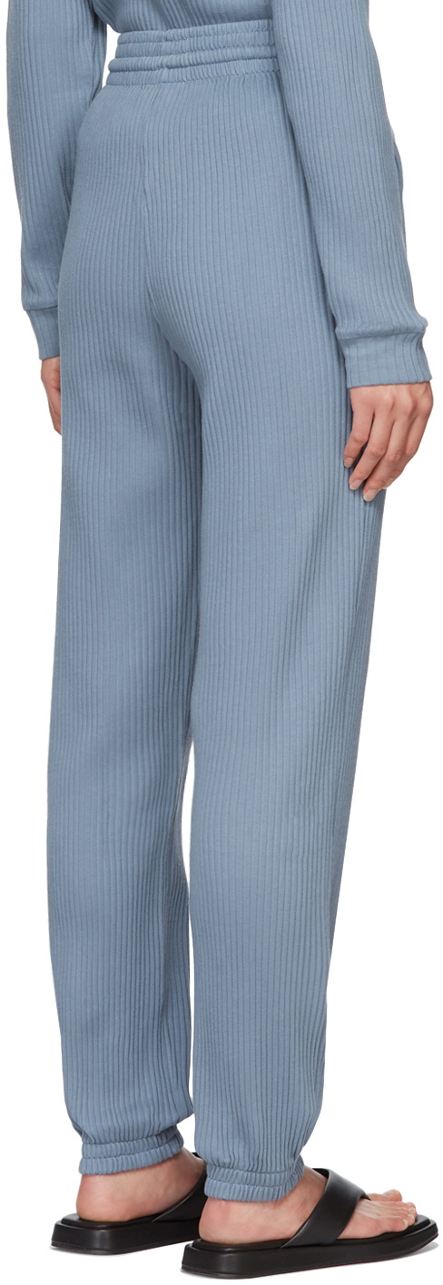 Baserange Blue Rib Lounge Pants Baserange