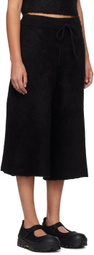 AMOMENTO Black Drawstring Shorts