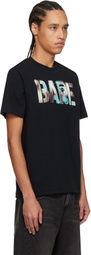 BAPE Black Map Camo Stencil 'BAPE' Logo T-shirt