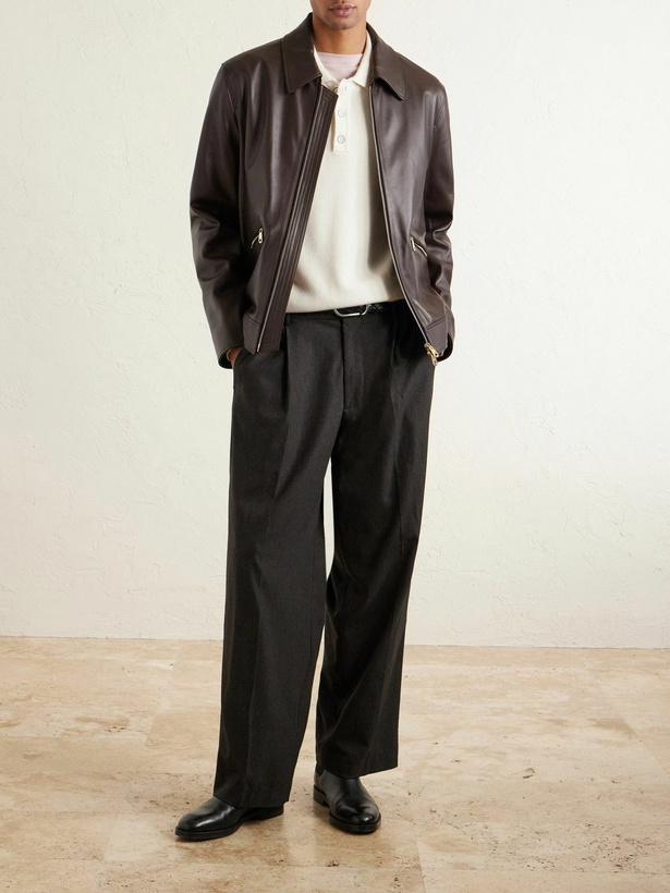 Photo: Paul Smith - Leather Jacket - Brown