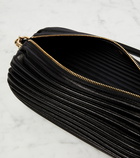 Loewe - Bracelet pleated leather shoulder bag