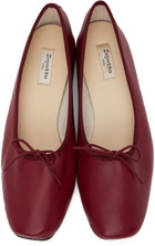 Repetto SSENSE Exclusive Red Danse Ballerina Flats