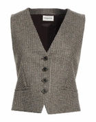P. a.r. o.s. h. Womens Tailored Vest Taupe