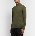 Bogner - Harrison Slim-Fit Stretch-Jersey Half-Zip Base Layer - Green