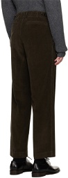 POTTERY Brown Wide Trousers