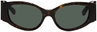 Balenciaga Tortoiseshell Cat-Eye Sunglasses