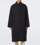 Studio Nicholson Revere leather-trimmed cotton-blend trench coat