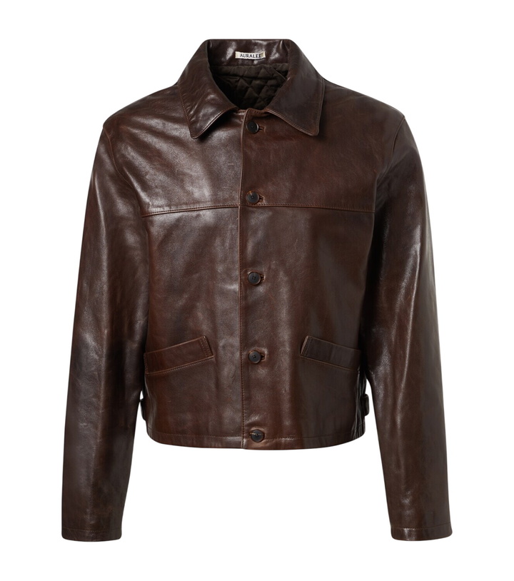 Photo: Auralee Leather jacket