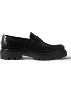 Tod's - Glossed-Leather Penny Loafers - Black