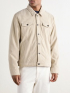 James Perse - Stretch-Cotton Corduroy Blouson Jacket - Neutrals