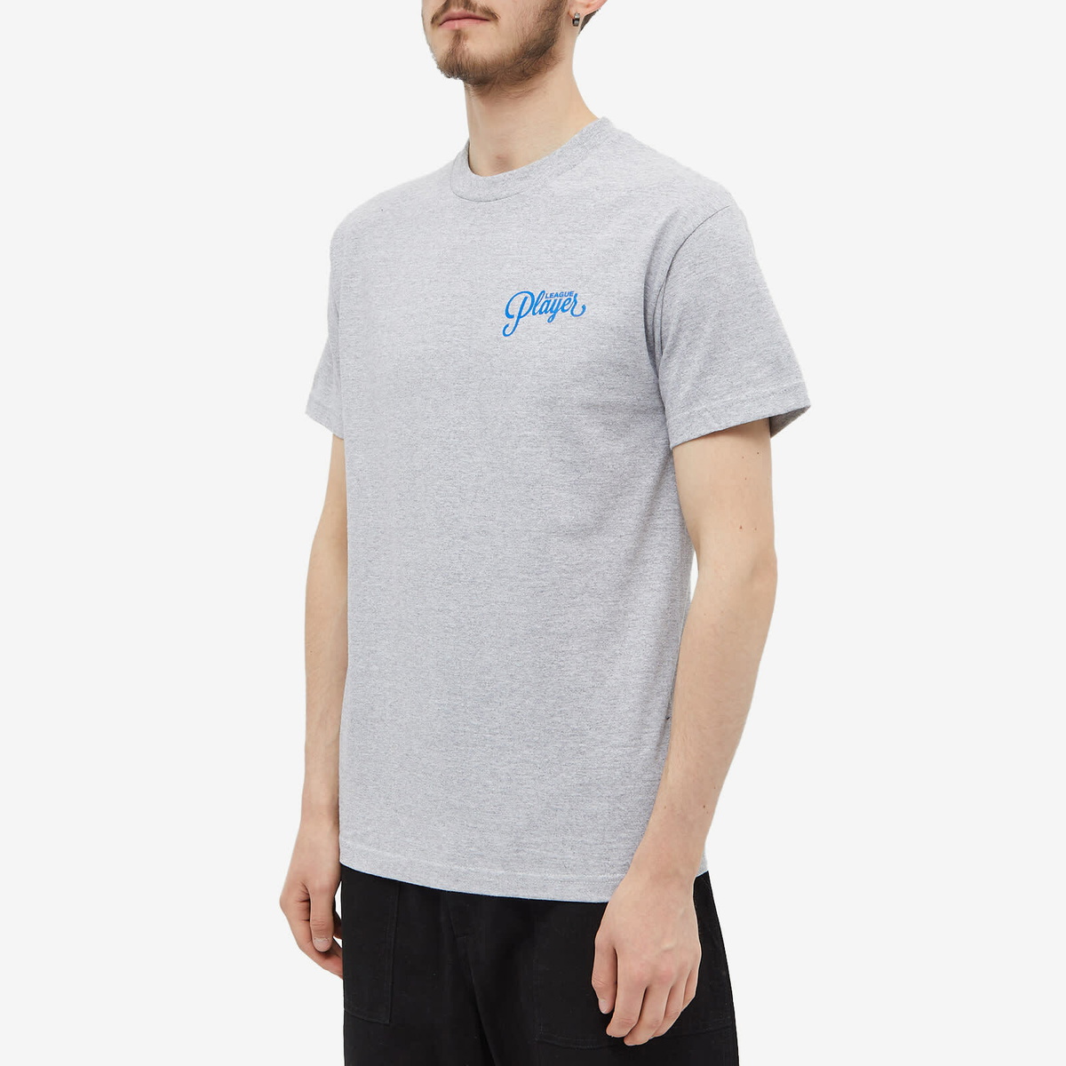 Alltimers Men's Techno Camo League Player T-Shirt in Heather Grey