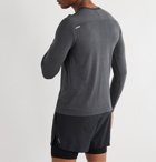Nike Running - TechKnit Ultra Striped Jersey Top - Black