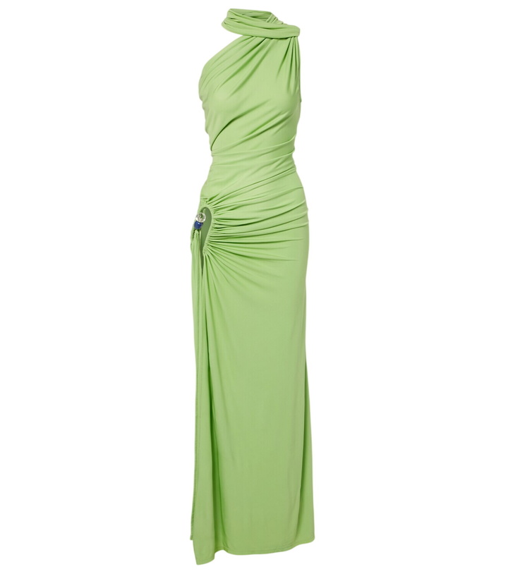 Photo: Christopher Esber Cutout embellished draped maxi dress