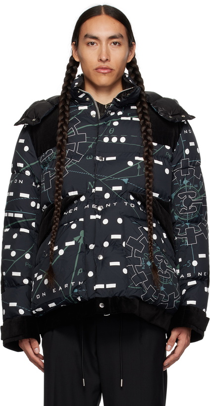 Photo: sacai Black Interstellar Jacket