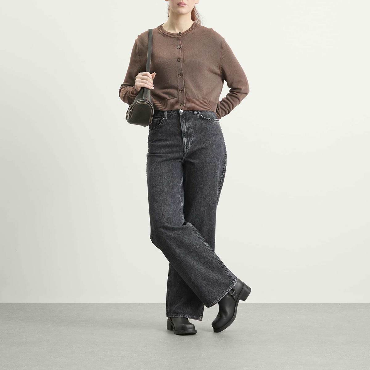 Our Legacy Women's Micro Cardigan in Cangiante Copper