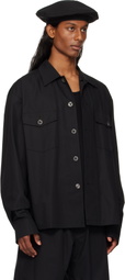 TAKAHIROMIYASHITA TheSoloist. Black Smokey Type 01 Overshirt