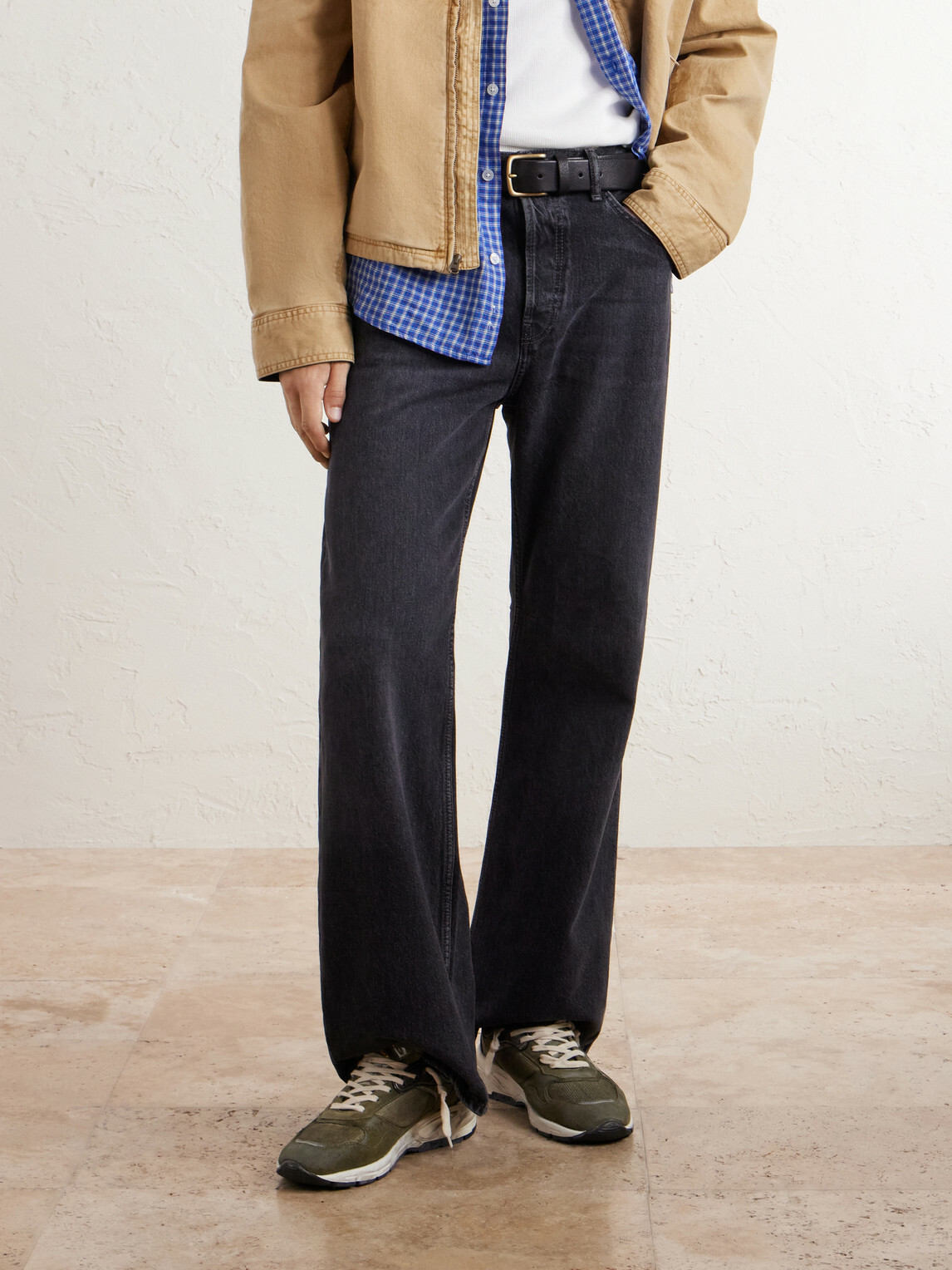 Golden Goose - Running Dad Suede-Trimmed Mesh Sneakers - Green