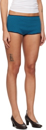 Paloma Wool Blue & Gray Smoke Shorts