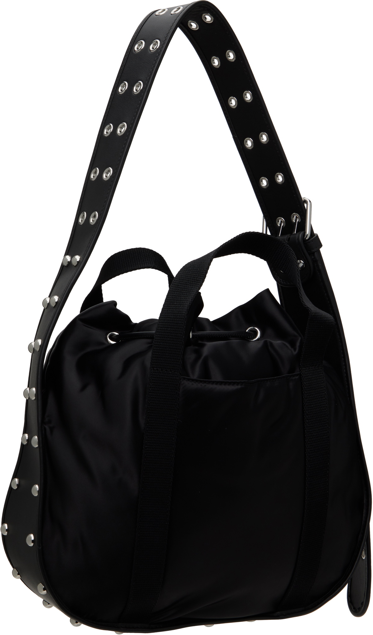 We11done Black Belted Punk Bag