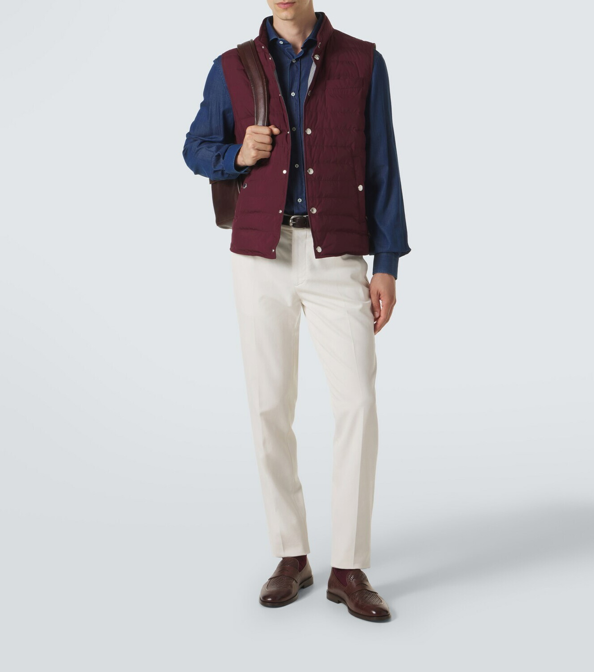 Brunello Cucinelli Cotton slim pants