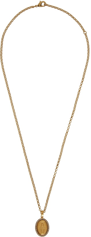 Photo: Dolce & Gabbana Gold Pendant Necklace