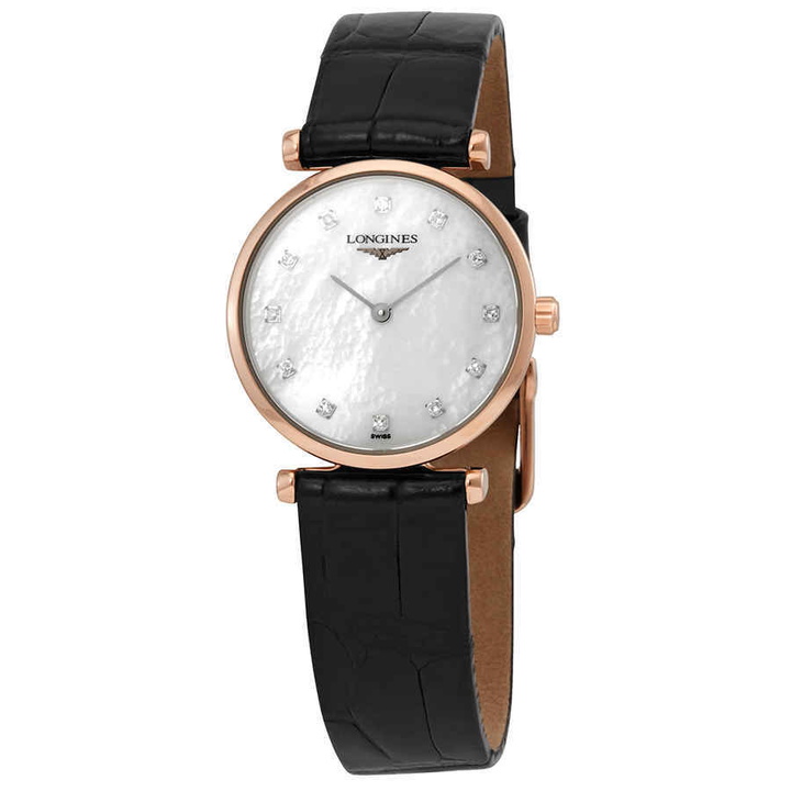 Photo: Longines La Grande Classique Quartz Diamond White Mother of Pearl Dial Ladies Watch L4.209.1.97.2