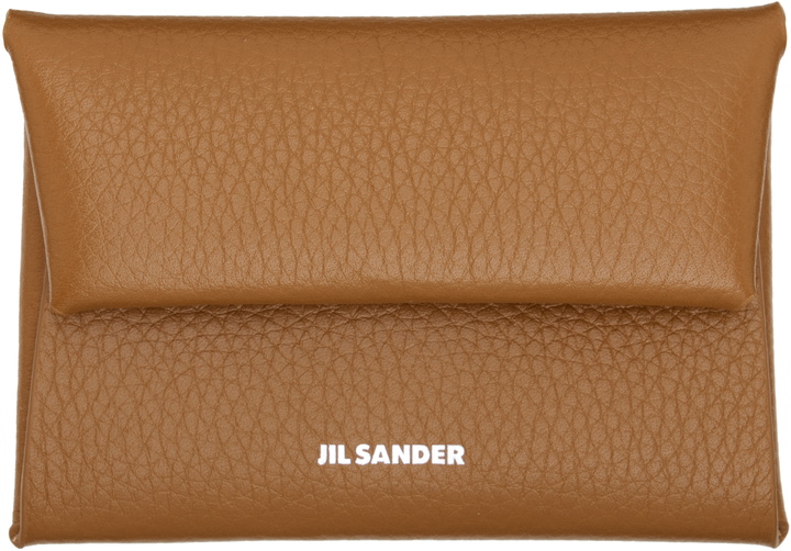 Photo: Jil Sander Brown Folded Coin Pouch